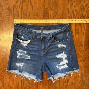 Judy Blue Distressed Blue Jeans